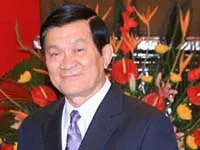 Chủ tịch nước Trương Tấn Sang tham dự Ngày hội đại đoàn kết toàn dân tộc của phường Cầu Kho, quận 1