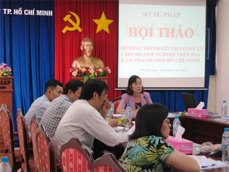 Hội thảo về “Hỗ trợ pháp lý cho doanh nghiệp trên địa bàn Tp.HCM giai đoạn 2011 – 2015