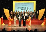 Maritime Bank đạt giải thưởng “Doanh nhân, doanh nghiệp Việt Nam vàng” năm 2010