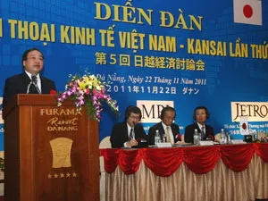 Khai mạc Diễn đàn đối thoại kinh tế Việt Nam - Kansai lần thứ 5