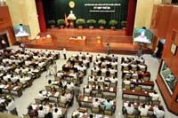 Các Sở, ngành đã thẳng thắn trao đổi và nêu lên quyết tâm khắc phục những hạn chế