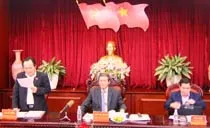 Đồng chí Đinh Thế Huynh kiểm tra tình hình thực hiện Chỉ thị 01 và 03 ở Đak Nông