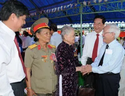 Họp mặt truyền thống chiến khu An Phú Đông-“Vườn cau đỏ” lần thứ 37