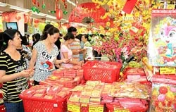 Thị trường sau Tết Nhâm Thìn: Giá cả hàng hóa thiết yếu ổn định và trong xu hướng giảm so trước Tết