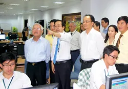 Chủ tịch UBND TPHCM Lê Hoàng Quân thăm và làm việc với Khu công viên phần mềm Quang Trung, KCX - KCN thành phố