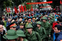 Gần 3.000 thanh niên 12 quận huyện của thành phố Hồ Chí Minh lên đường nhập ngũ đợt 1
