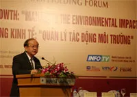 Quản lý tác động môi trường để tăng trưởng kinh tế bền vững