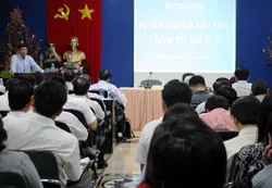 Hội nghị giao ban xuất khẩu 3 tháng đầu năm 2012