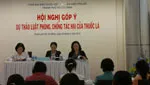Hội LHPN TPHCM tổ chức lấy ý kiến góp ý cho dự thảo luật phòng, chống tác hại của thuốc lá