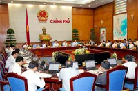 Kết thúc phiên họp Chính phủ thường kỳ tháng 4