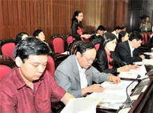 Tiếp tục ngày làm việc thứ 2 phiên họp thứ 8 của Ủy ban Thường vụ Quốc hội