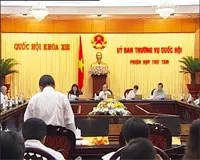 Bế mạc phiên họp thứ 8 Ủy ban Thường vụ Quốc hội