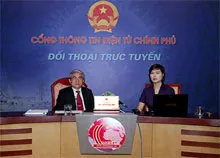 Bộ trưởng Bộ Khoa học và Công nghệ đối thoại trực tuyến với nhân dân