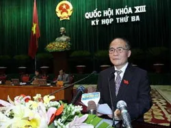 Khai mạc kỳ họp thứ 3, Quốc hội khóa XIII