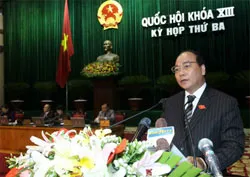 Sáng nay Quốc hội chất vấn Phó Thủ tướng Nguyễn Xuân Phúc