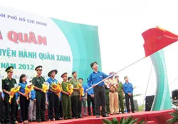 10.000 đoàn viên, thanh niên ra quân chiến dịch tình nguyện “Hành quân xanh” lần 6 - 2012