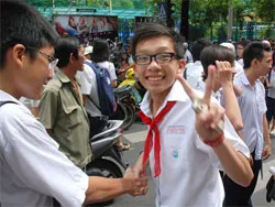 Thí sinh vượt qua môn Toán nhẹ nhàng