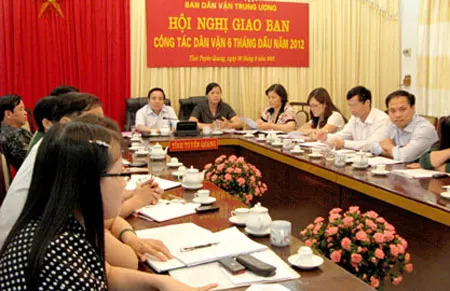 Giao ban trực tuyến với 63 tỉnh - thành trong cả nước về công tác dân vận