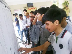 Hơn 75% thí sinh đến làm thủ tục dự thi ĐH đợt 1
