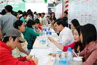 Hơn 3000 việc làm tại Hội chợ “Thanh niên với nghề nghiệp, việc làm và hỗ trợ mua sắm năm 2012”