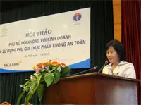 Mỗi phụ nữ là một tuyên truyền viên về an toàn vệ sinh thực phẩm