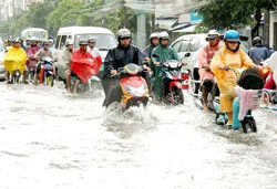 Giảm ngập nước ở thành phố đã có nhiều chuyển biến