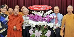 Lãnh đạo TP tiếp Ban Trị sự Thành hội Phật giáo TPHCM
