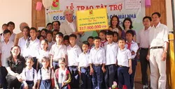 Trao tặng 317 triệu đồng cho cơ sở nuôi dưỡng trẻ mồ côi “Mái nhà”
