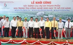 Trung tâm công nghệ sinh học TPHCM khởi công xây dựng các dự án thành phần