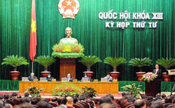 Tuần làm việc đầu tiên của Kỳ họp thứ 4 quốc hội khóa XIII