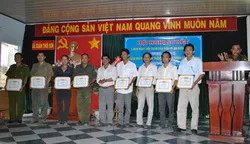 Ngày hội đại đoàn kết toàn dân tộc ở ấp 5, xã Xuân Thới Sơn
