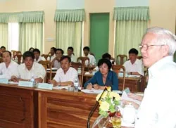 Huyện Cần Giờ tổ chức Hội nghị kiểm điểm tự phê bình và phê bình