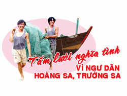 “Tấm lưới nghĩa tình vì ngư dân Hoàng Sa, Trường Sa”