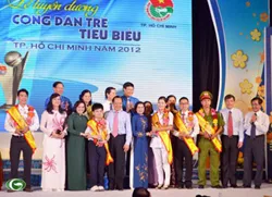 Lễ tuyên dương 6 “Công dân trẻ tiêu biểu TPHCM” năm 2012