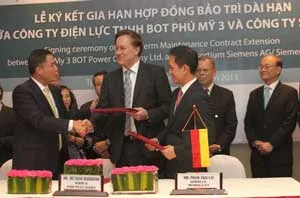 Gia hạn hợp đồng Dịch vụ bảo trì dài hạn cho nhà máy điện Phú Mỹ 3