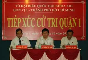 Đại biểu Quốc hội TPHCM thông qua chương trình công tác năm 2013