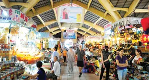 Chợ Bến Thành: 70-80% là hàng hóa sản xuất trong nước