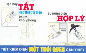 Chung tay thực hành tiết kiệm điện trong mùa khô