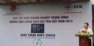 Tuổi trẻ Khối Doanh nghiệp Trung ương hưởng ứng Chiến dịch Giờ trái đất 2013”