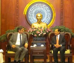 Bí thư Thành ủy Lê Thanh Hải tiếp Tổng Lãnh sự Hà Lan chào ra mắt