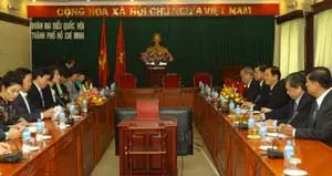 Đoàn nghị sĩ Hàn Quốc thăm và làm việc tại TP.HCM