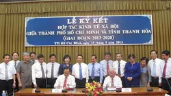 Lễ ký kết Hợp tác kinh tế - xã hội giữa TPHCM và tỉnh Thanh Hóa