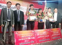 Trao giải cuộc thi Vô địch Tin học văn phòng thế giới
