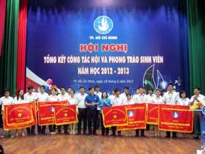 TP.HCM: Tuyên dương 10 cán bộ Hội Sinh viên tiêu biểu toàn thành