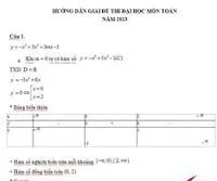 Đáp án chính thức môn thi khối A, A1 của Bộ GDĐT