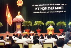 HĐND thành phố thảo luận tại hội trường về các vấn đề kinh tế - xã hội