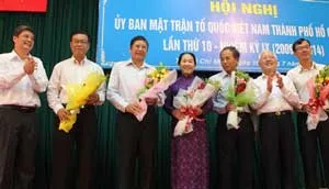 Bà Võ Thị Dung được cử giữ chức Chủ tịch UBMTTQ TP.HCM