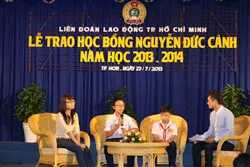 149 học sinh, sinh viên được trao học bổng Nguyễn Đức Cảnh