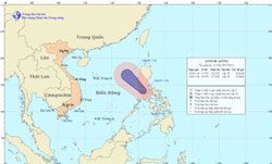 Thời tiết ngày 29/07/2013: Áp thấp nhiệt đới gần Biển Đông