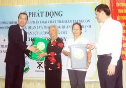 Tập huấn thí điểm phân loại rác tại nguồn